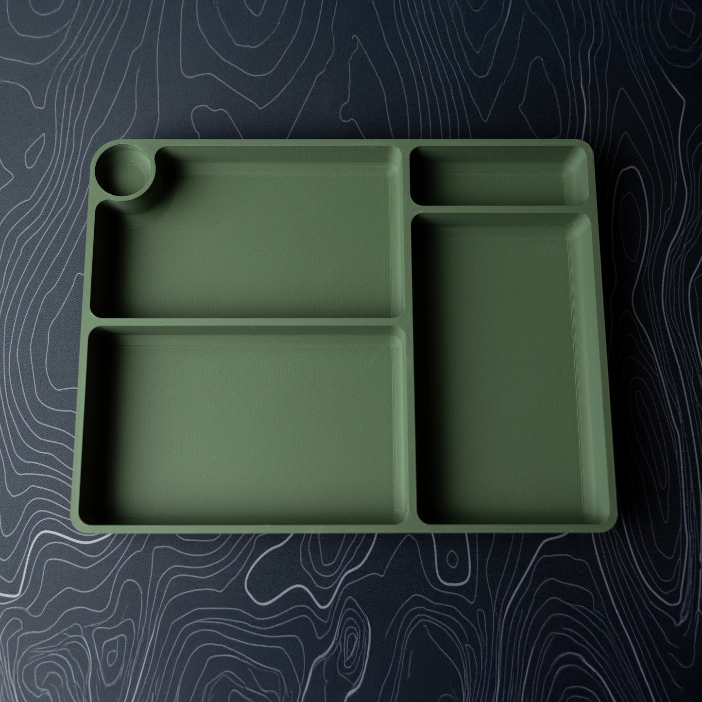 EDC Tray, Top View, Empty