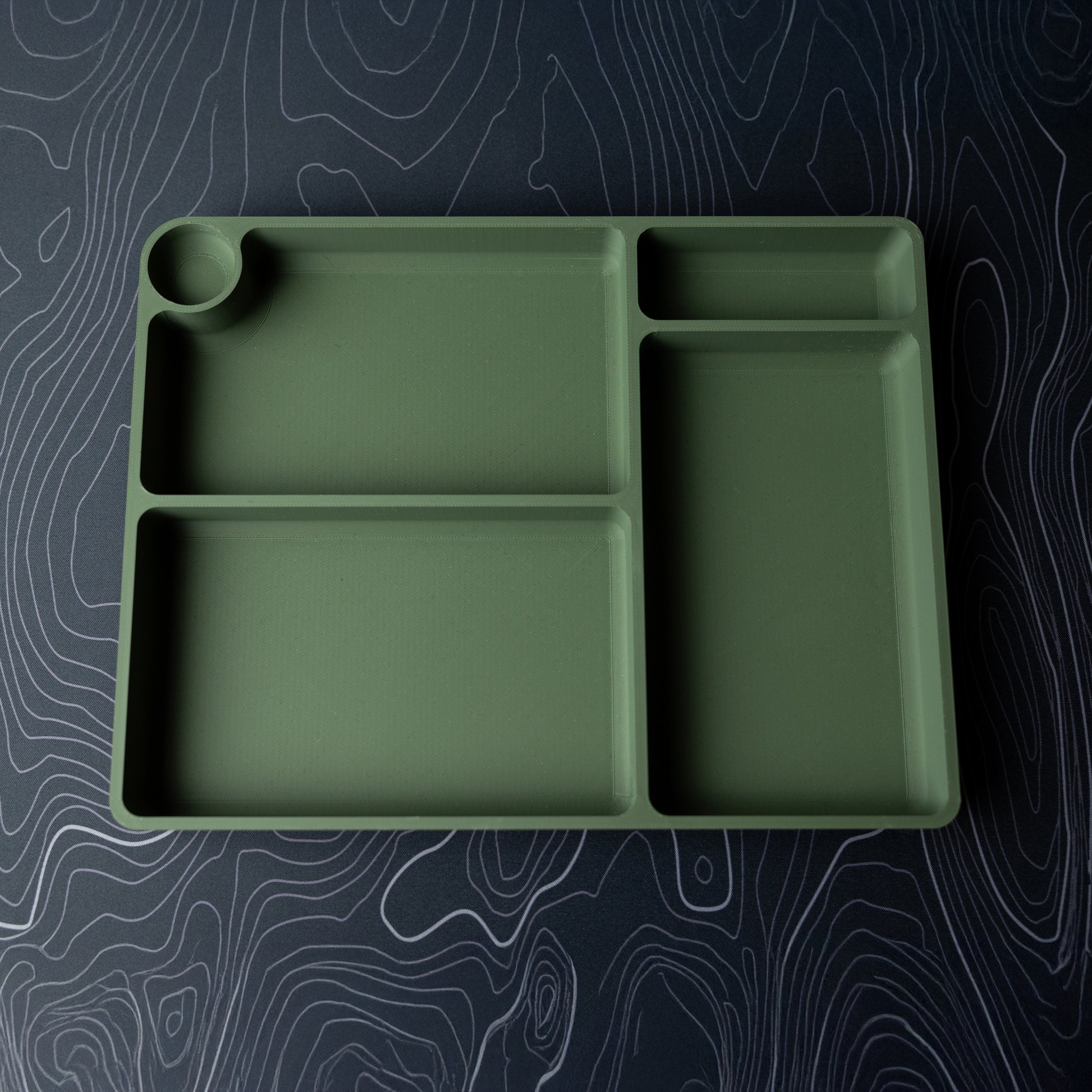 EDC Tray, Top View, Empty