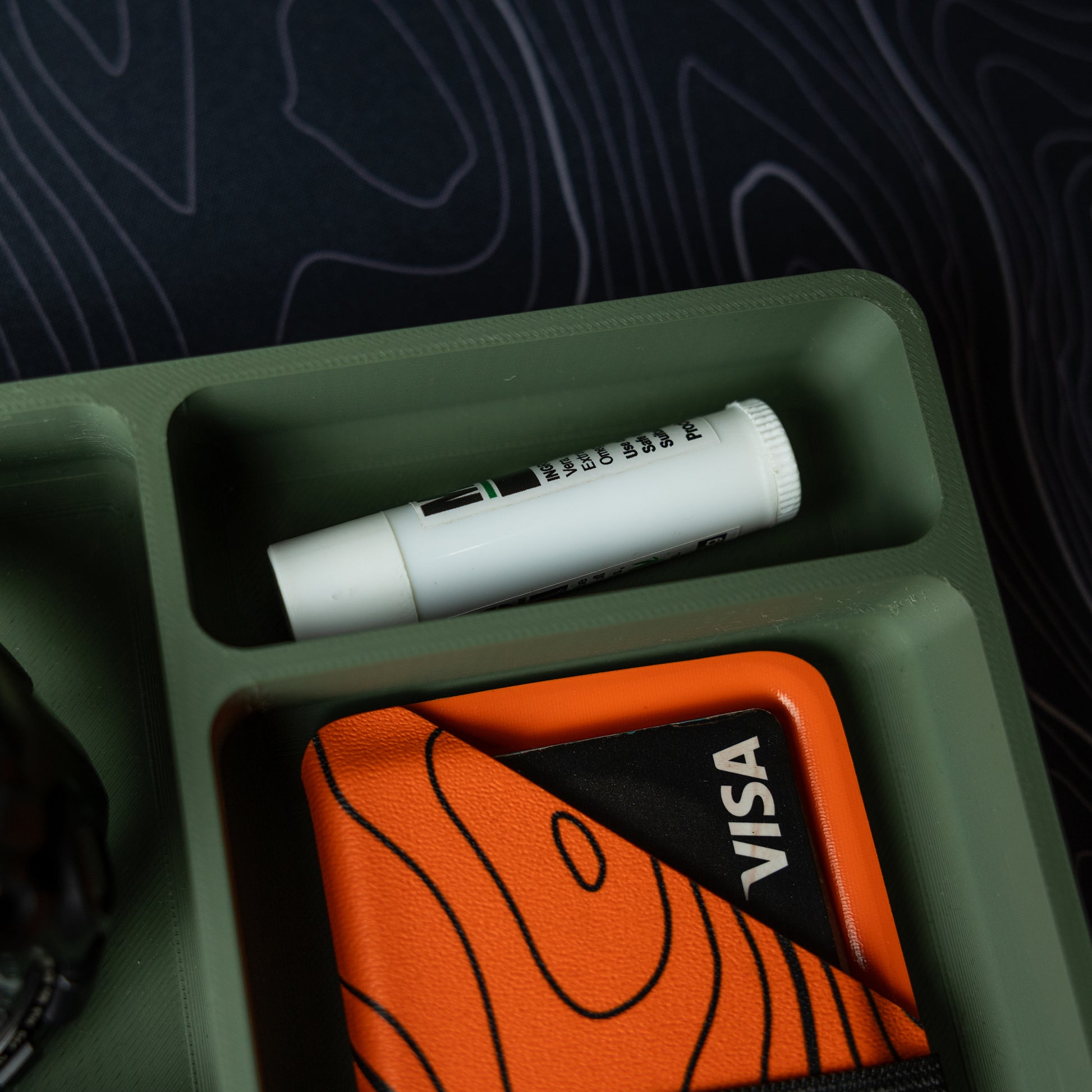 EDC Tray, Close-up, Compartment